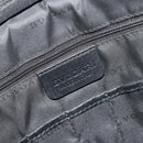 BVLGARI Business Bag PVC Gray Silver Auth bs36291-17