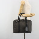 BVLGARI Business Bag PVC Gray Silver Auth bs36291-25