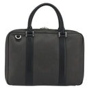 BVLGARI Business Bag PVC Gray Silver Auth bs36291-3