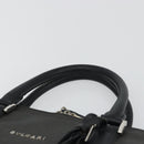 BVLGARI Business Bag PVC Gray Silver Auth bs36291-8