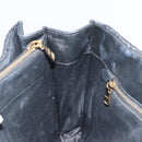 Miu Miu Matelasse Hand Bag Leather Black Gold Auth bs36292-21