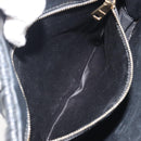 Miu Miu Matelasse Hand Bag Leather Black Gold Auth bs36292-23