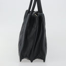 Miu Miu Matelasse Hand Bag Leather Black Gold Auth bs36292-3