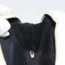 SAINT LAURENT Shoulder Bag Leather White Gold Auth bs36294-21
