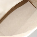 Miu Miu Tote Bag Leather White Silver Auth bs36295A-18