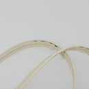 Miu Miu Tote Bag Leather White Silver Auth bs36295A-9
