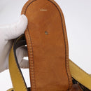 Chloe Hand Bag Leather Beige Gold Silver Auth bs36296A-10