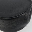 BOTTEGA VENETA Shoulder Bag Leather Black Gold Auth bs36297V-15