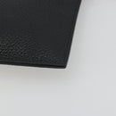 VERSACE Clutch Bag Leather Black Gold Auth bs36298A-15