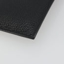 VERSACE Clutch Bag Leather Black Gold Auth bs36298A-16