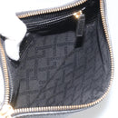VERSACE Clutch Bag Leather Black Gold Auth bs36298A-11