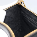 VERSACE Clutch Bag Leather Black Gold Auth bs36298A-19