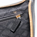 VERSACE Clutch Bag Leather Black Gold Auth bs36298A-20