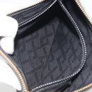 VERSACE Clutch Bag Leather Black Gold Auth bs36298A-12