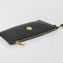 VERSACE Clutch Bag Leather Black Gold Auth bs36298A-5