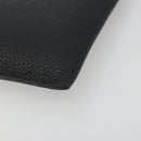VERSACE Clutch Bag Leather Black Gold Auth bs36298A-7