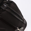 GUCCI Bamboo Hand Bag Nylon 2way Brown Silver 003 2854 0060 5 Auth bs36299A-18