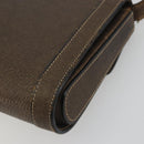 CELINE Shoulder Bag Leather Brown Gold Auth bs36300-12