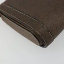CELINE Shoulder Bag Leather Brown Gold Auth bs36300-13