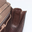 CELINE Shoulder Bag Leather Brown Gold Auth bs36300-19
