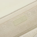 CHANEL Hand Bag Leather White Silver CC Auth bs36301A-19