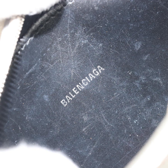BALENCIAGA Camera Bag XS Every Day Bag Leather Silver 552372 Auth bs36305