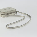 BALENCIAGA Camera Bag XS Every Day Bag Leather Silver 552372 Auth bs36305-7