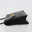 CHANEL Matelasse Chain Shoulder Bag Lamb Skin Black Gold CC Auth bs36306V-5