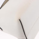 FENDI Shoulder Bag Leather White Silver Auth bs36311A-15
