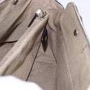 FENDI Shoulder Bag Leather White Silver Auth bs36311A-25