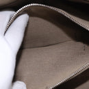 FENDI Shoulder Bag Leather White Silver Auth bs36311A-28