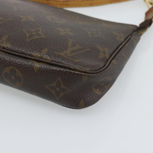 LOUIS VUITTON Monogram Pochette Accessoires Pouch M51980 LV Auth bs36314