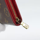 LOUIS VUITTON Monogram Cherry Porte Monnaie Zip Wallet M95006 LV Auth bs36316A-8