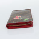 LOUIS VUITTON Monogram Cherry Porte Monnaie Zip Wallet M95006 LV Auth bs36316A-4