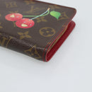 LOUIS VUITTON Monogram Cherry Porte Monnaie Zip Wallet M95006 LV Auth bs36316A-7