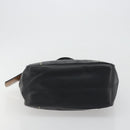 Chloe Eden Tote Bag Leather Black Gold Auth bs36317-11