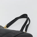 Chloe Eden Tote Bag Leather Black Gold Auth bs36317-8