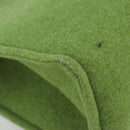 FENDI Tote Bag Wool Green Auth bs36321A-14