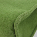 FENDI Tote Bag Wool Green Auth bs36321A-15