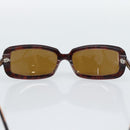 CHANEL Sunglasses Plastic Red Silver CC Auth bs36323-10