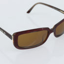 CHANEL Sunglasses Plastic Red Silver CC Auth bs36323-8