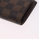 LOUIS VUITTON Damier Ebene Portefeuille Viennois Wallet N61674 LV Auth bs36328-16