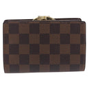 LOUIS VUITTON Damier Ebene Portefeuille Viennois Wallet N61674 LV Auth bs36328-2