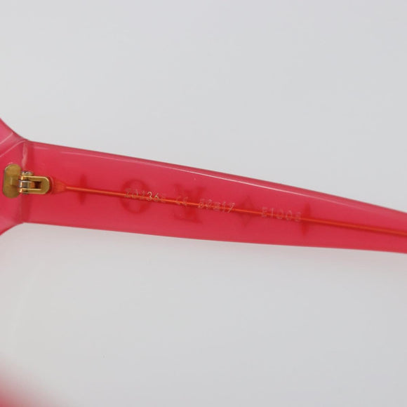LOUIS VUITTON Opsation Sunglasses Plastic Red Gold Z0078E LV Auth bs36332