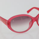 LOUIS VUITTON Opsation Sunglasses Plastic Red Gold Z0078E LV Auth bs36332-6