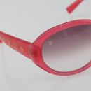 LOUIS VUITTON Opsation Sunglasses Plastic Red Gold Z0078E LV Auth bs36332-8