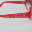 LOUIS VUITTON Opsation Sunglasses Plastic Red Gold Z0078E LV Auth bs36332-9