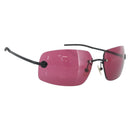 CHANEL Sunglasses Plastic Black CC Auth bs36334-1