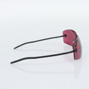 CHANEL Sunglasses Plastic Black CC Auth bs36334-4