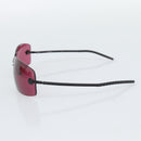 CHANEL Sunglasses Plastic Black CC Auth bs36334-5